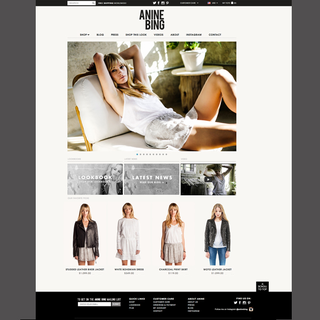 designRACY - Ecommerce Designer / Developer / Setup - Anine Bing : www.aninebing.com
