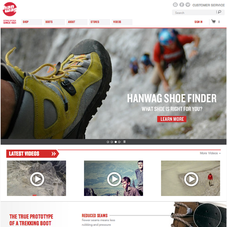 Hanwag custom Shopify theme design and development