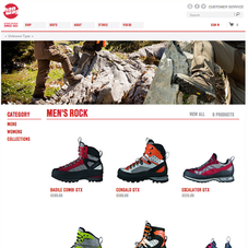 Hanwag custom Shopify theme design and development