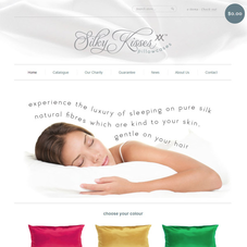 Silky Kisses: Silk pillow cases