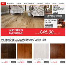 Galacroft of London UK displays their high end wood species