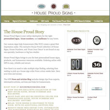 House Proud Signs e-store