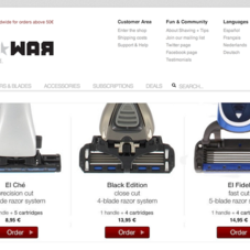 Raz*War - Quality Shaving. Fair Prices