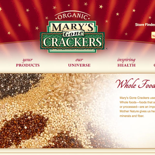 BigTuna Interactive - Ecommerce Designer - Marys Gone Crackers: eCommerce, uses cutting edge examples of jQuery work