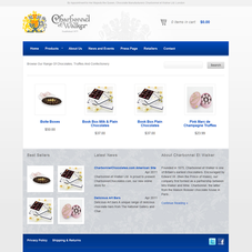 Shopify development for London Chocolate manufacturers, Charbonnel et Walker