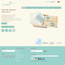 Truzees Baby Milestone Cards