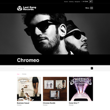 Complete 18 Waits website on Shopify platform