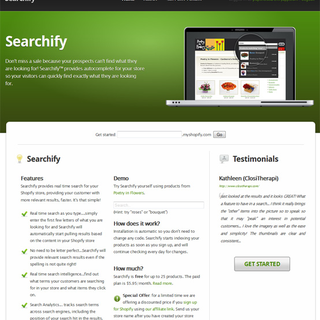 Shopify Concierge - Ecommerce Designer / Developer / Setup - Searchify