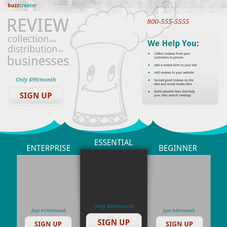 Buzz Creator Product Site