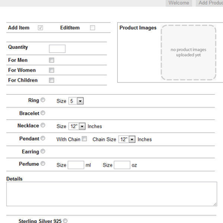 Colin Mcdonald - Ecommerce Developer - Custom Jewelry Form