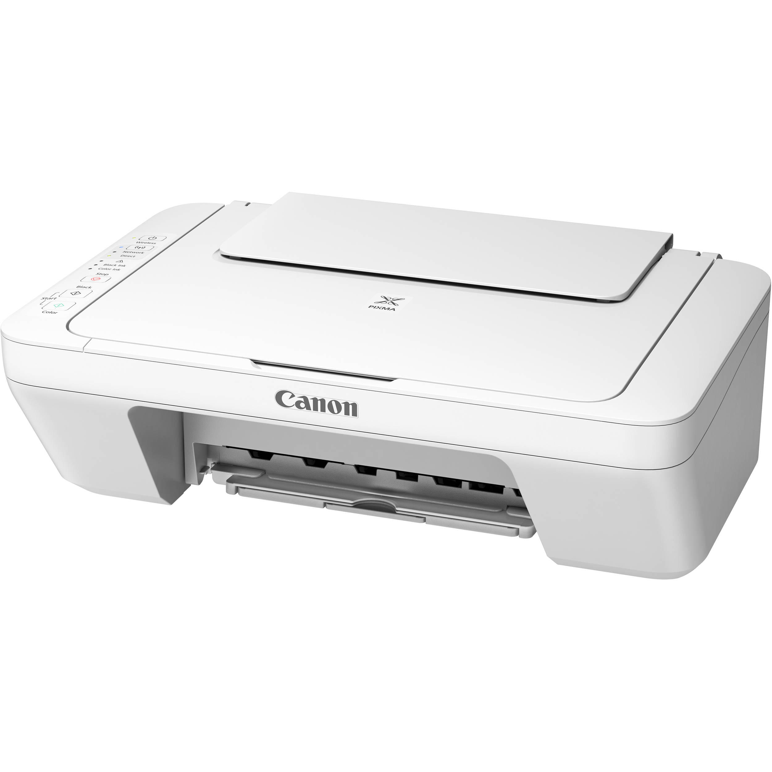 Canon® PIXMA MG3020 Photo AllinOne Inkjet Printer, White eBay