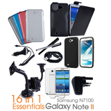 16-item Accessories Bundle For Samsung Galaxy Note 2