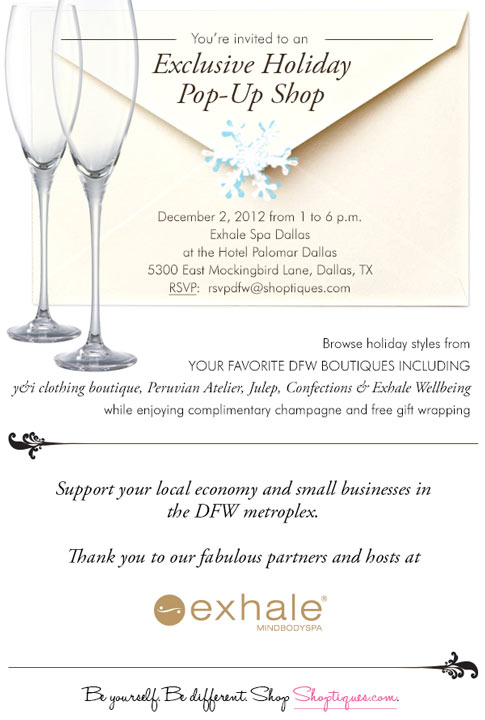 Shoptiques Exclusive Boutique Pop-up Shop Comes to Dallas/Fort Worth