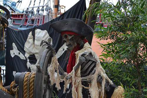 The Pirates of the Caribbean: On Stranger Tides World Premiere Area on the Rivers of America by Castles, Capes & Clones Pirates of the Caribbean disney photo