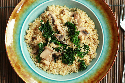 Kale & Mushroom Quinoa by SweetOnVeg quinoa photo