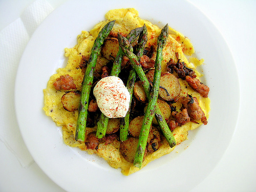 Asparagus, Pork & Potato Omelette by jamieanne XX Simple, Yet Delicious Breakfasts For Busy Mornings photo