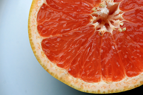 pink grapefruit by Muffet grapefruit photo