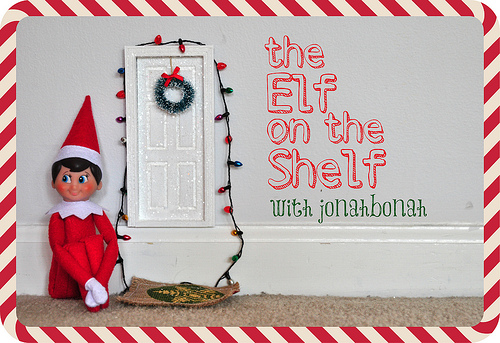 Where to buy Elf on the Shelf Worry no longer! A sweet friend of mine, Jill, emailed me this AWESOME list today of things to do with your Elf on the Shelf! (Please leave a comment with more ideas if you have them!) UPDATE: I did a post today with 15 more Elf on the Shelf Ideas! (My fav is the Elf hanging from a helium balloon, bobbing around the house hanging on it!) 1.