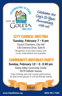 Celebrate the City's 10-Year Anniversary Celebrate the City's 10-Year Anniversary