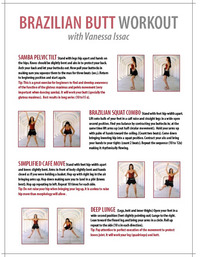 Brazilian Butt Workout for Fitness Magazine Brazilian Butt Workout for Fitness Magazine