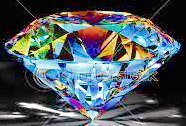 faceted diamond faceted diamond