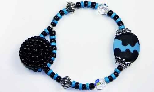 Blu Moo Button Bracelet 