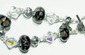 Lampwork Glass Beaded Bracelet ~Fairy Dust~