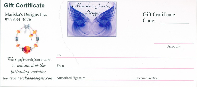 Gift Certificate Gift Certificate