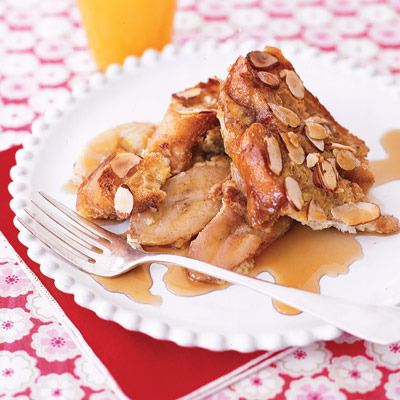 Syrupy Banana French Toast