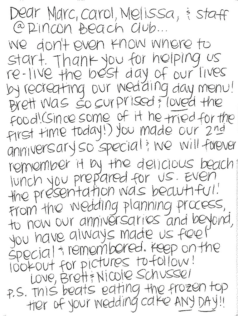 Thank Note - Bret Nicole