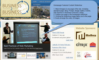 Homepage Featured Content Slideshow