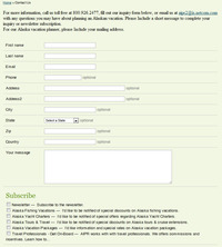 Custom Contact Us SiteNinja Forms
