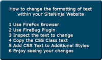 How to Change Text Formatting Using CSS Stylesheet Classes How to Change Text Formatting Using CSS Stylesheet Classes