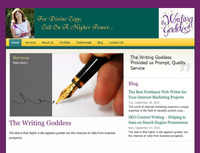 The Writing Goddess The Writing Goddess