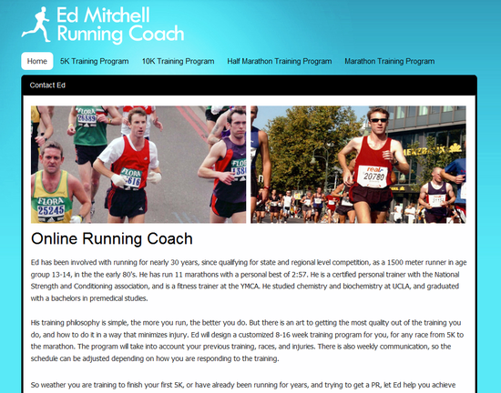 Ed Mitchell Running Coach