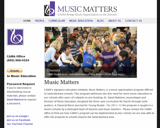 CAMA Music Matters