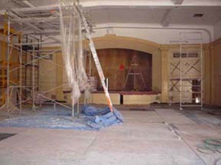 Carrillo Ballroom Stage During Construction 2010