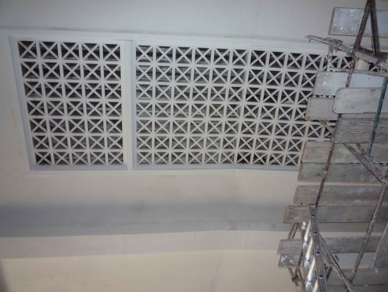 Carrillo Ballroom Ceiling During Construction