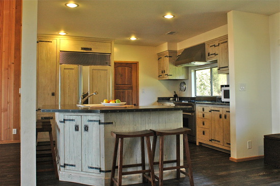 Rustic, classy remodeled kitchen