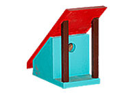 Sculpture Mid-Century Birdhouse 1 Sculpture Mid-Century Birdhouse 1