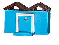Sculpture Mid-Century Birdhouse 2 Sculpture Mid-Century Birdhouse 2