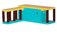 Sculpture Mid-Century Birdhouse 5 Sculpture Mid-Century Birdhouse 5