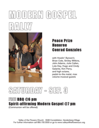Conrad Featured at Modern Gospel Rally