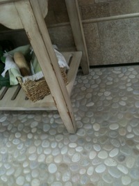 B. Pebble Tiles Installation 
