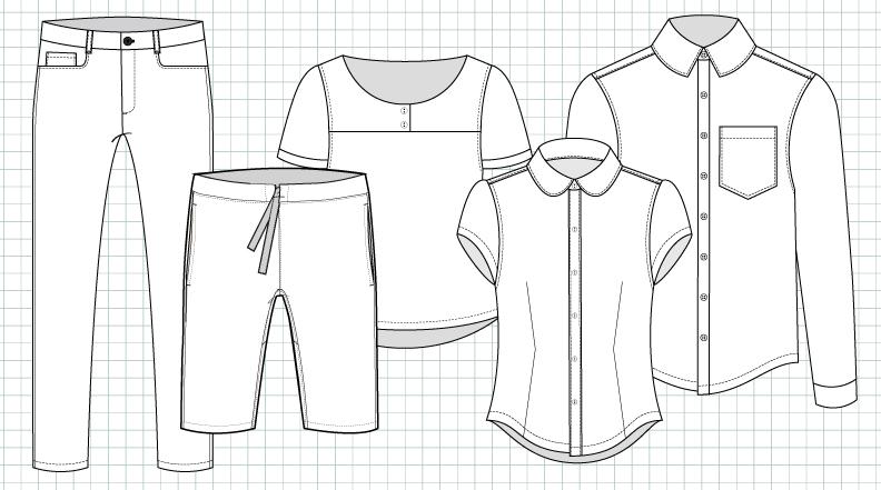 Adobe Illustrator for Fashion (CAD I): Introduction to Garment Flats