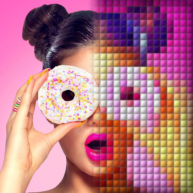 How to Make a Quilt Portrait from a Photo in Marty Geller