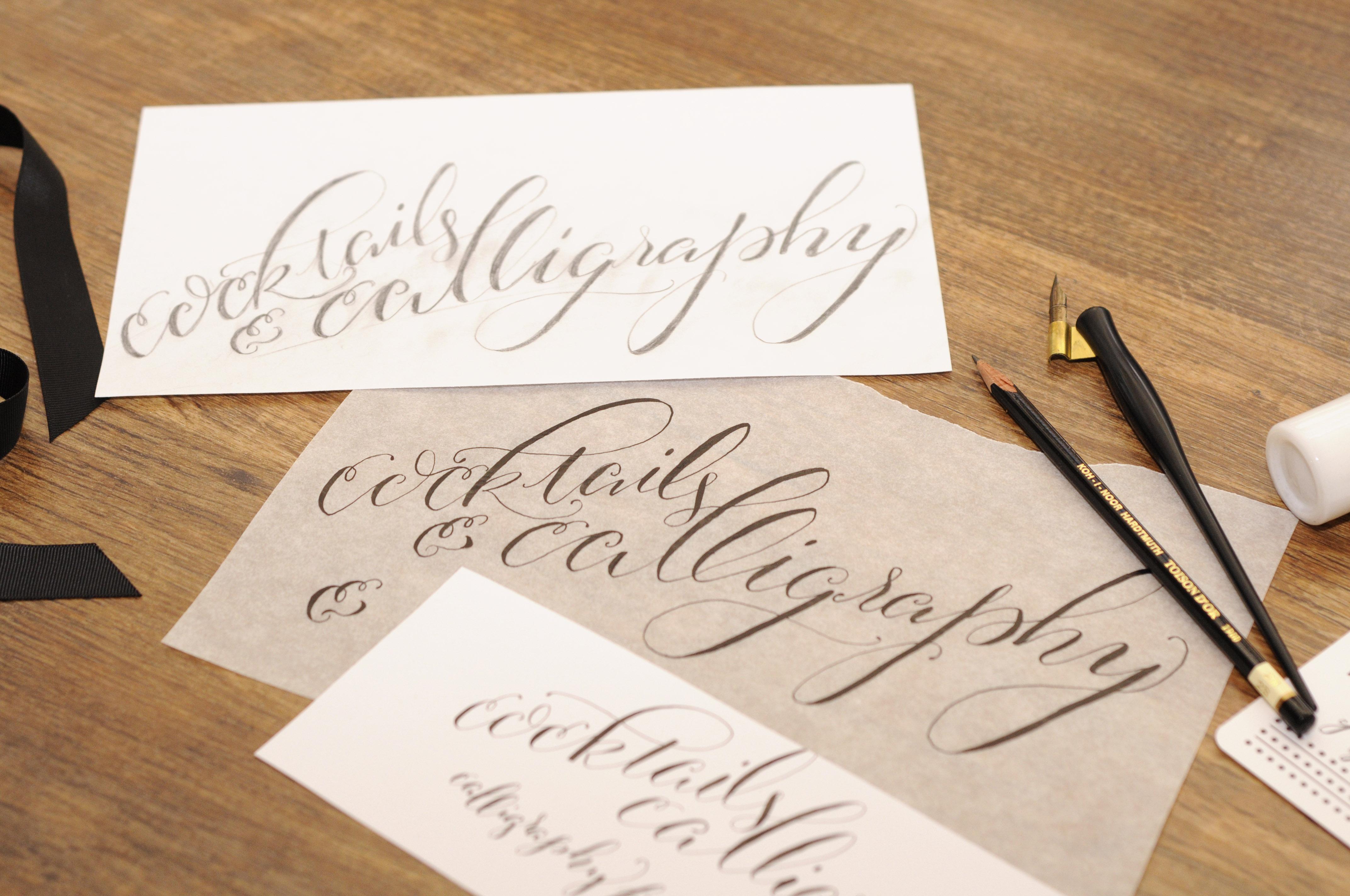 Cocktails & Calligraphy - image 2 - student project