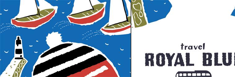 Travel Royal blue fisherman poster - image 3 - student project