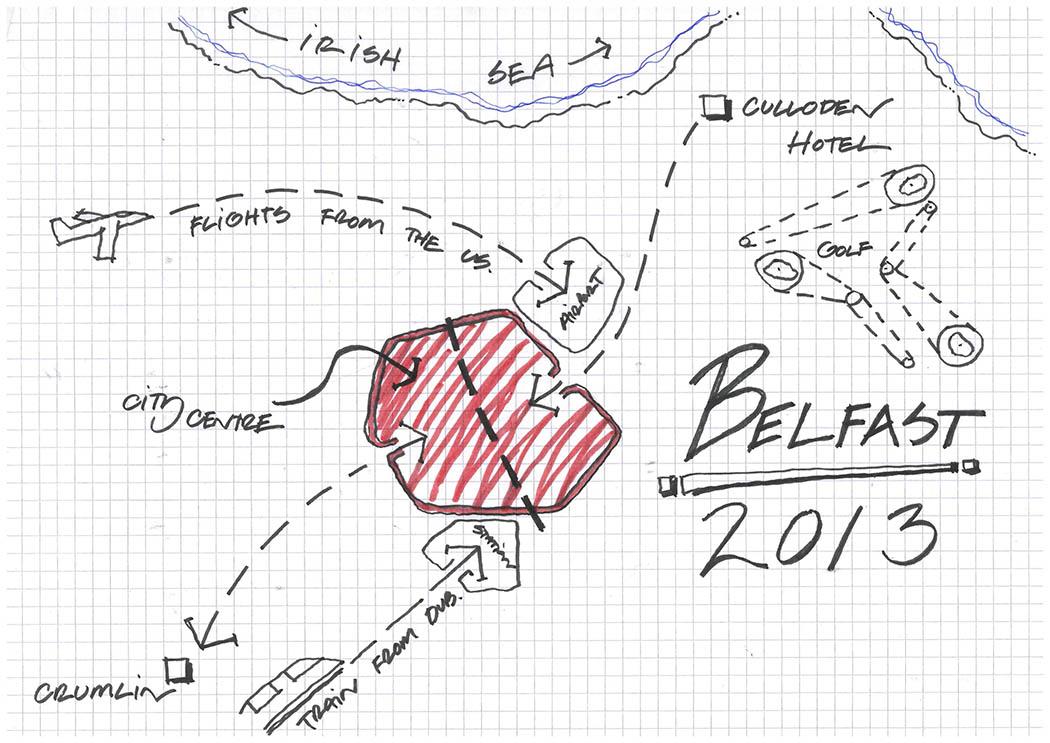 My Wedding Map of Belfast - image 1 - student project