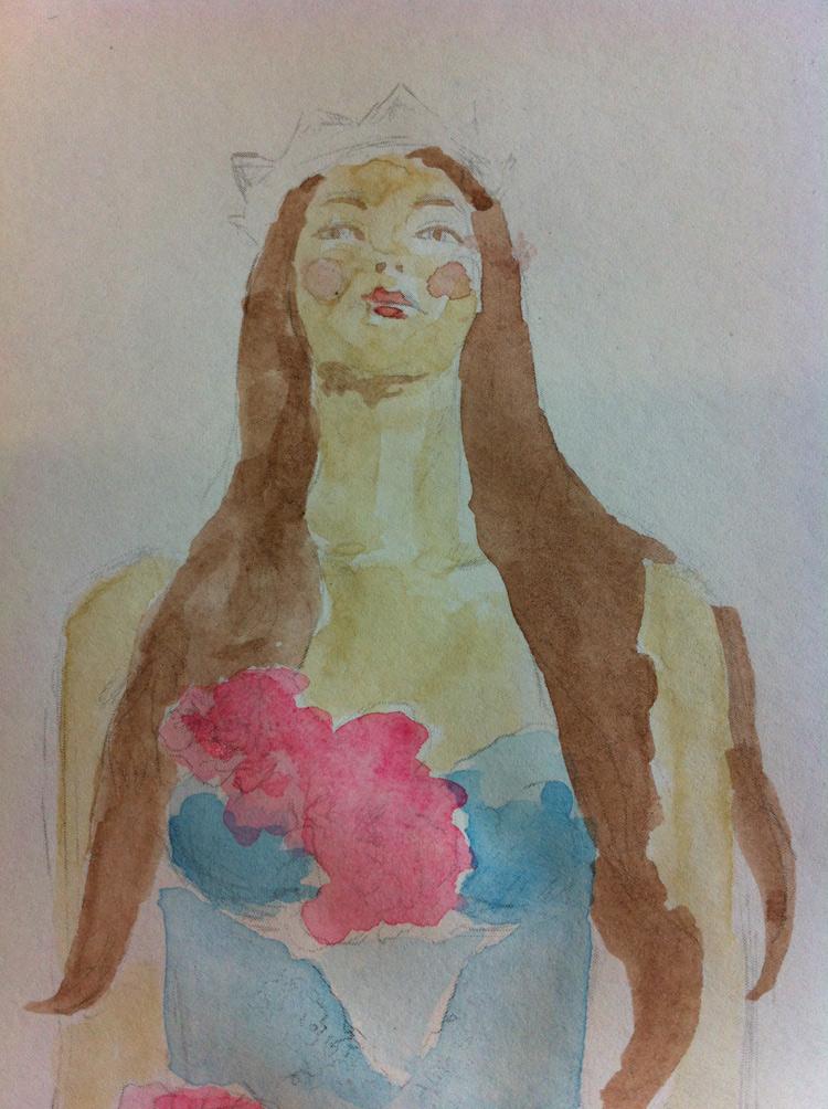 WATERCOLOUR Boho Chic / Delicate Creatures - image 2 - student project
